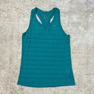 Nike Women's Striped Teal Tank Top